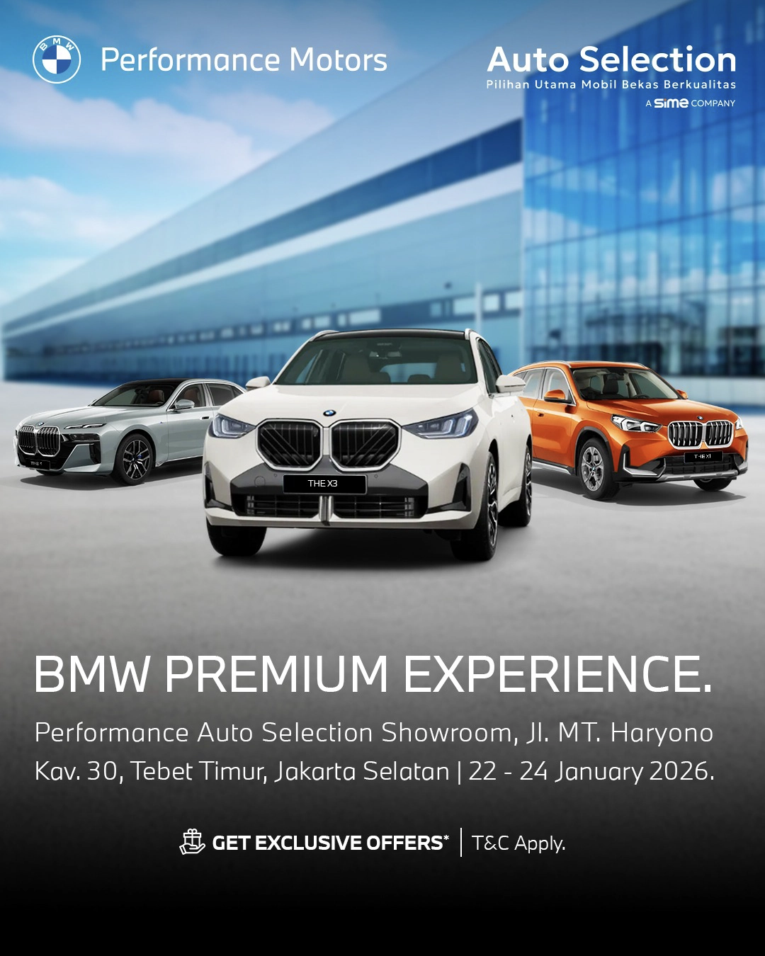Experience the essence of premium mobility at the BMW Premium Experience.